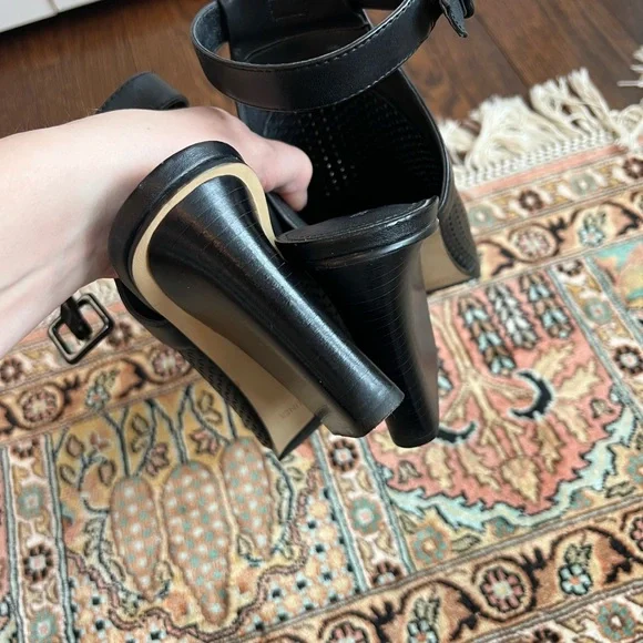 Donald Pliner Slingback Heeled Mules, Size 9, Black - Picture 7 of 9